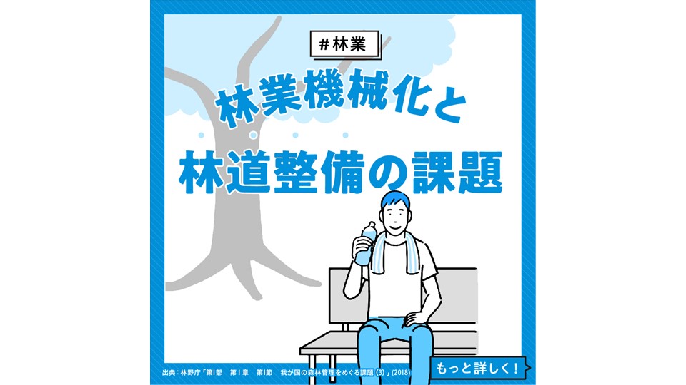 【林業】 林業機械化と林道整備の課題