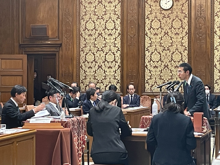 文部科学副大臣として国会答弁