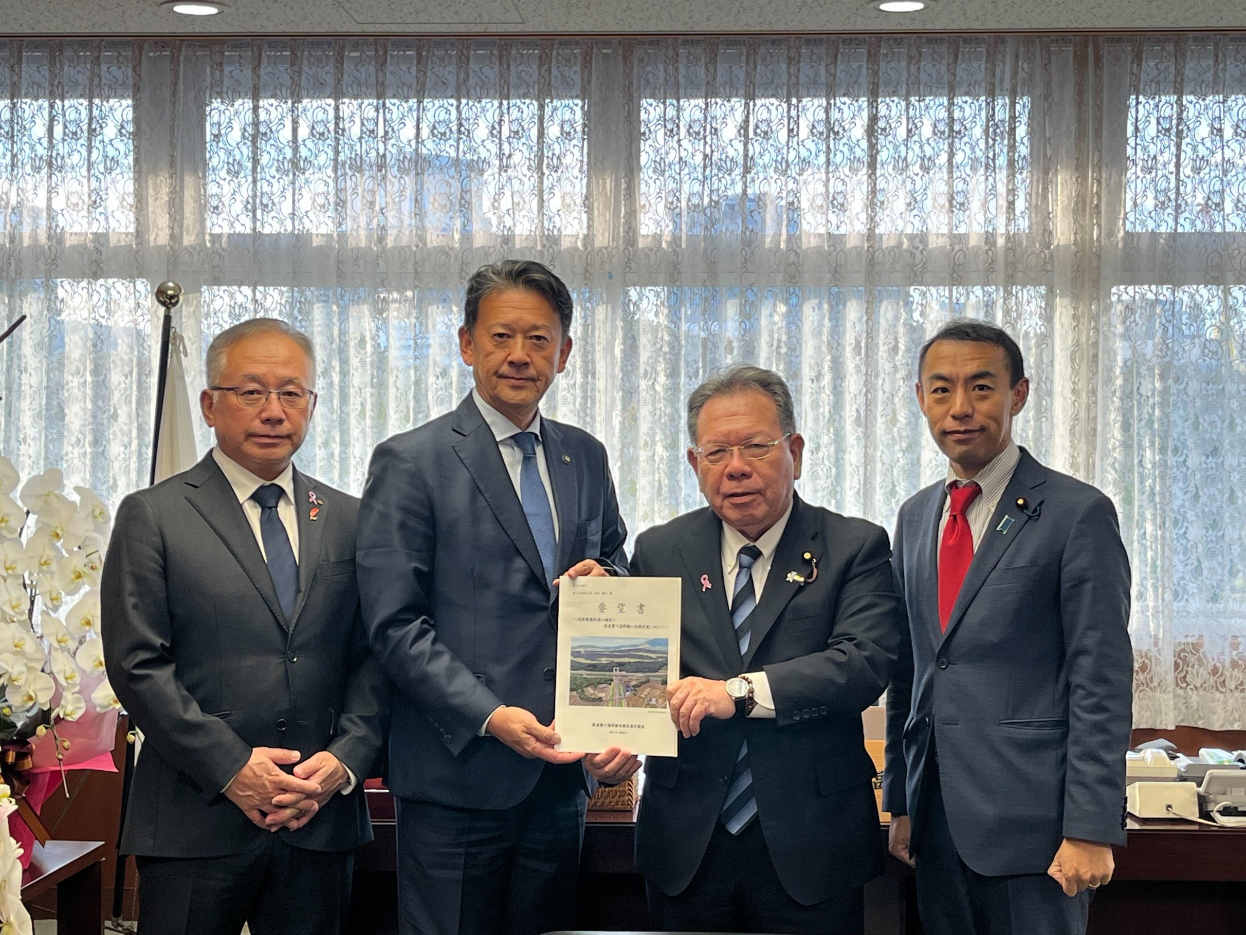 道路整備財源確保と県道豊川蒲郡線改修促進に向けた要望活動