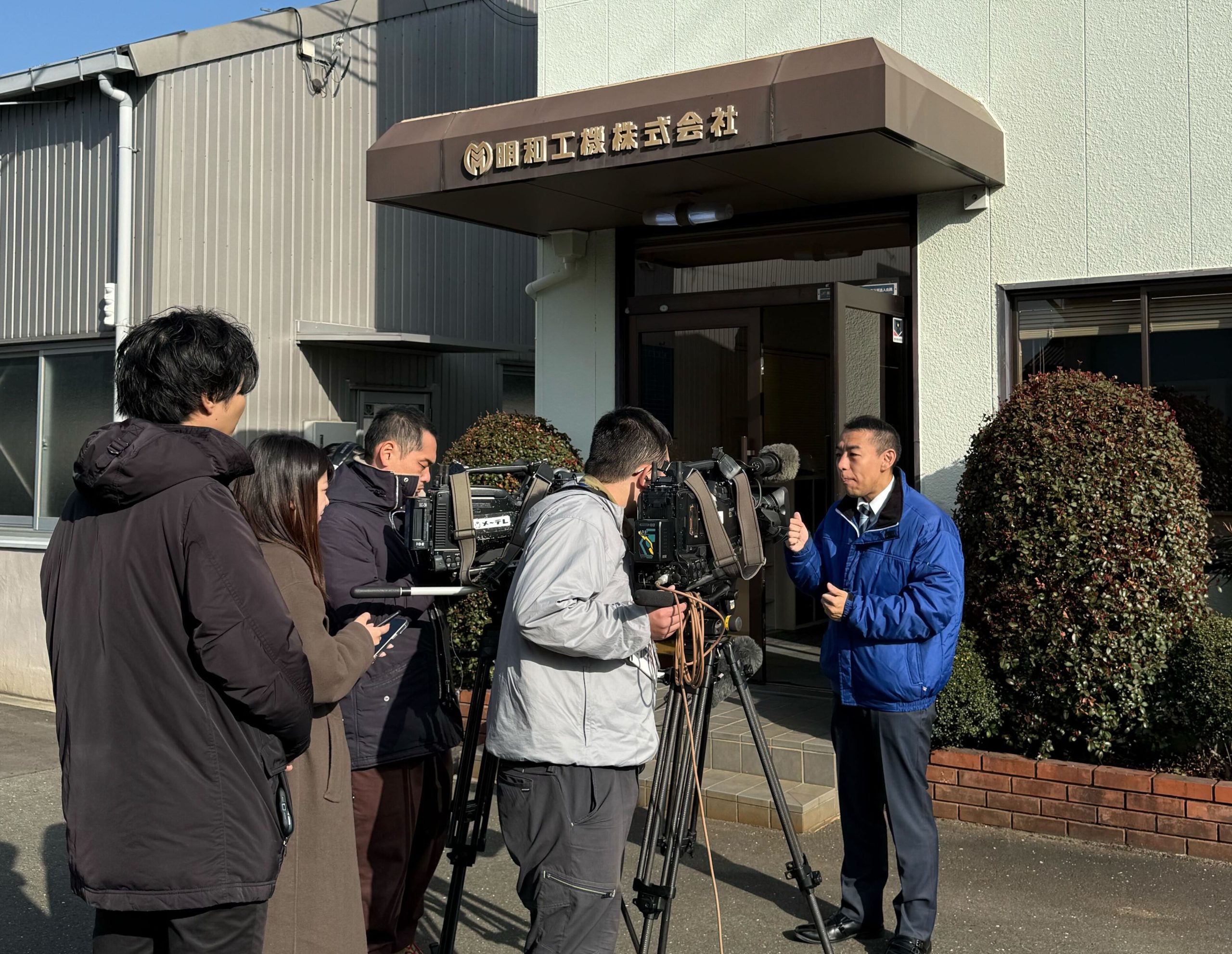 選挙戦に向けての想いなど取材頂きました！