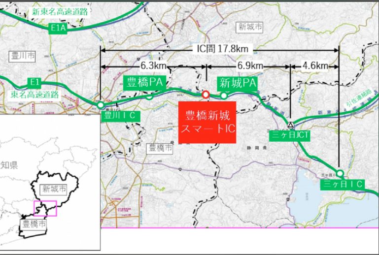 東名「豊橋新城スマートIC」2027年春に開通見込みです！